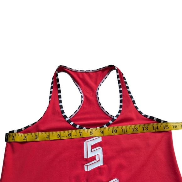 Lululemon Cool Racerback Seawheeze 2014 Rel: 2014 Red White Black Rare Women's 8 - Picture 4 of 9